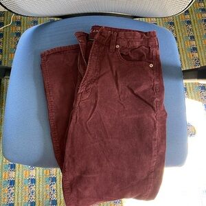 American Eagle Mom Jean Corduroy Pants